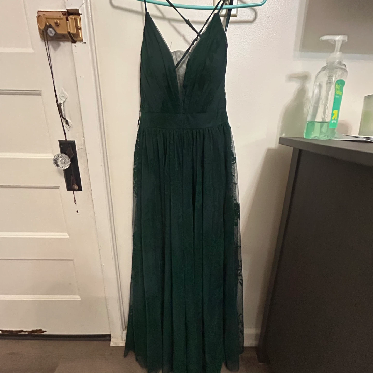 Emerald Green Lace Dress - photo 2