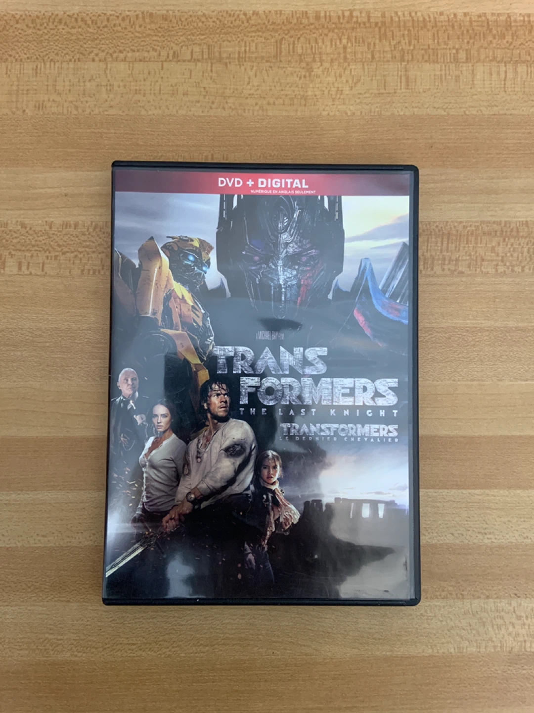 Transformers The Last Knight DVD