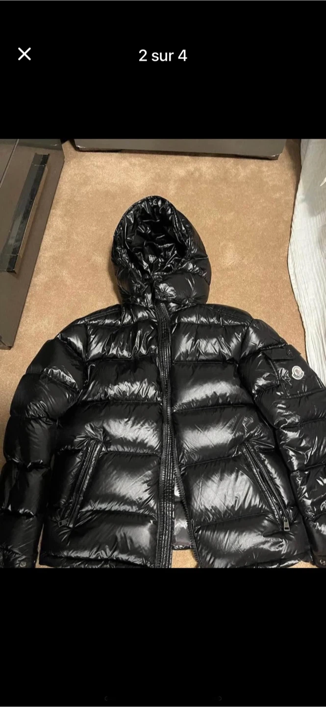 Moncler Black Down Puffer Jacket