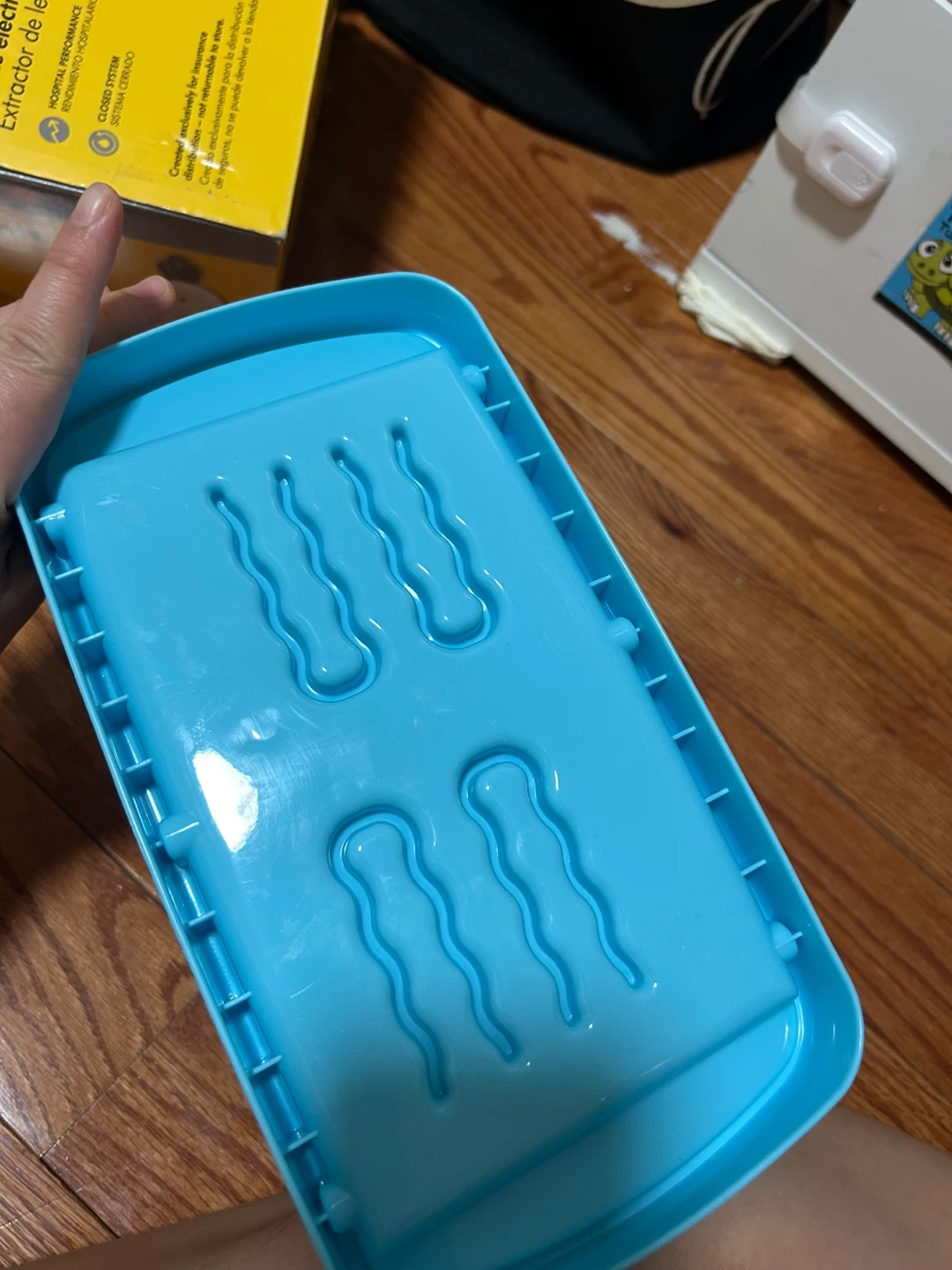 Blue Baby Bottle Drying Rack - photo 3