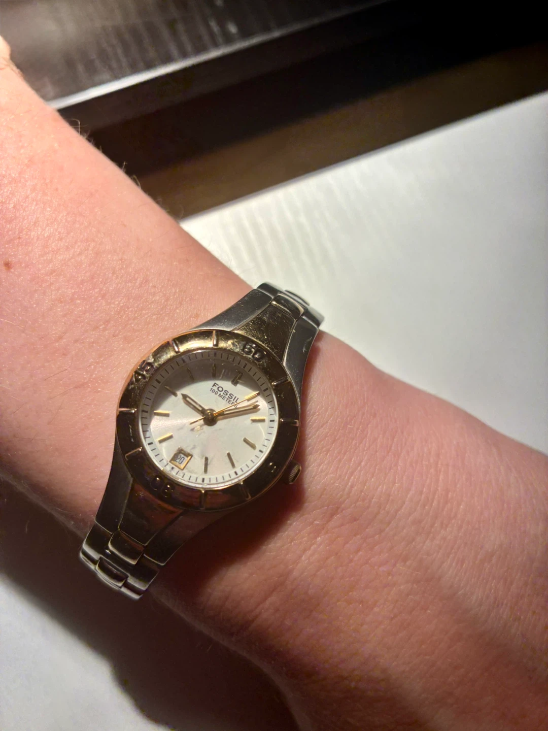 Fossil Two-Tone Watch