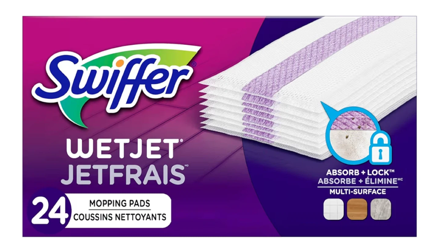 Brand New Swiffer WetJet Jetfrais 24 Mopping Pads