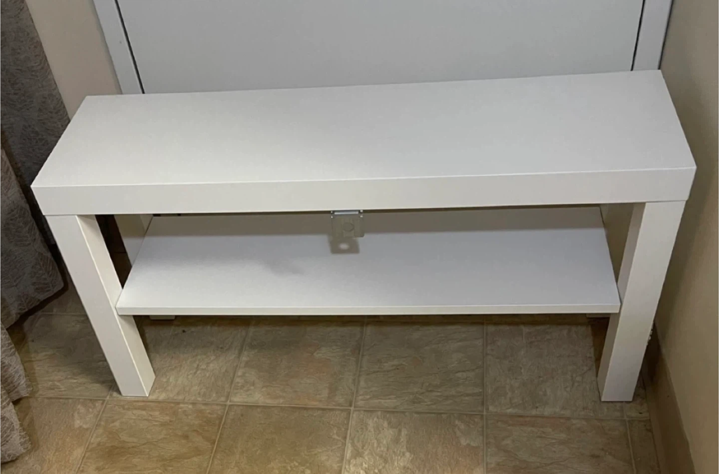 IKEA Modern Wooden Lack TV Stand (TV Bench), White - photo 2