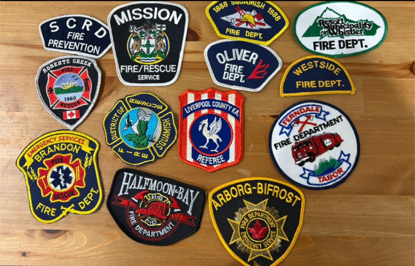Collection of Assorted Fire Department Patches - photo 2