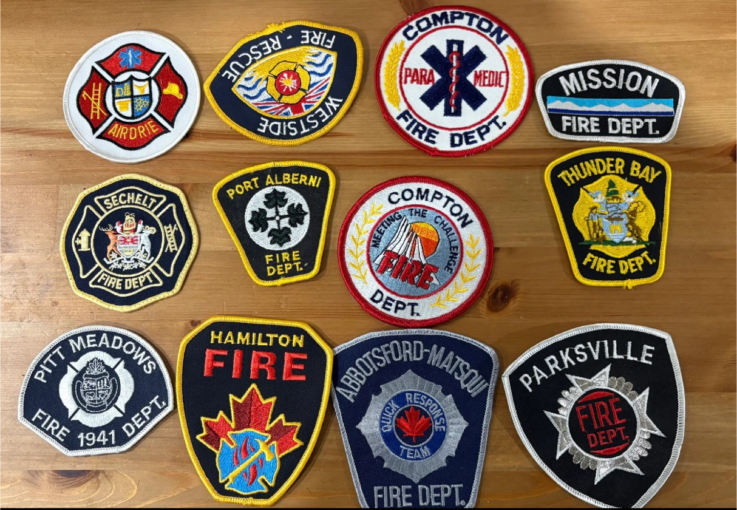 Collection of Assorted Fire Department Patches - photo 5