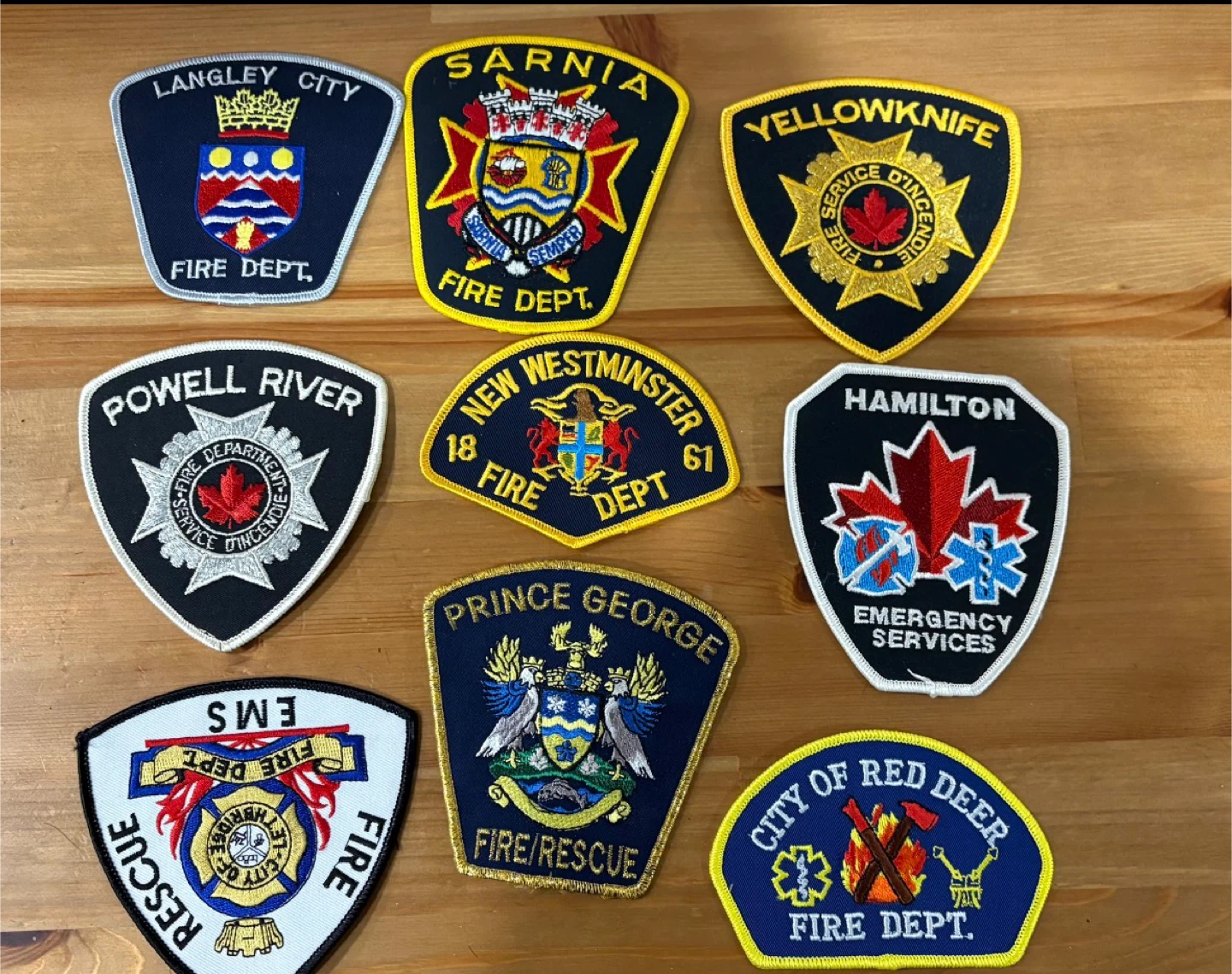 Collection of Assorted Fire Department Patches - photo 4