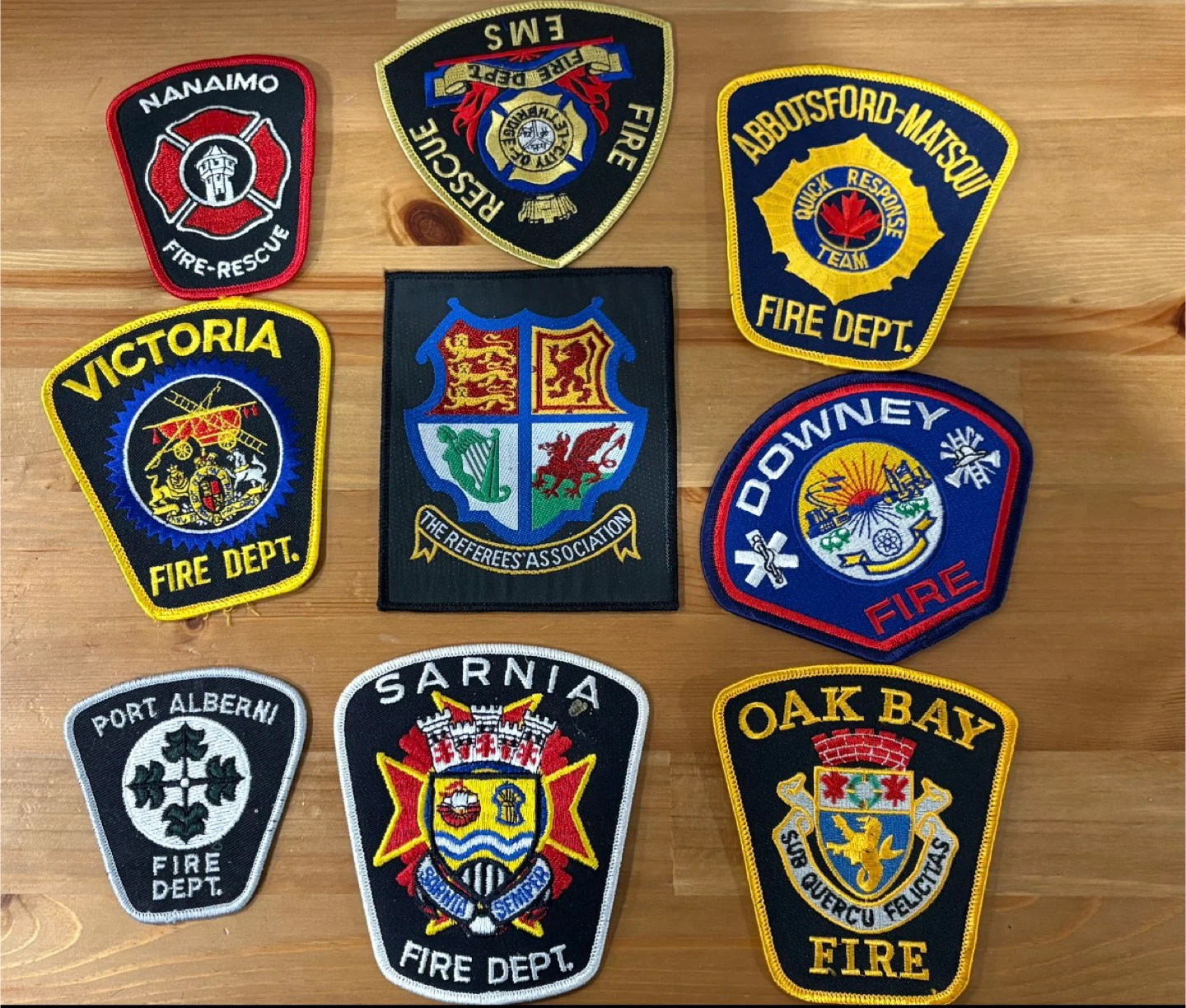 Collection of Assorted Fire Department Patches - photo 3