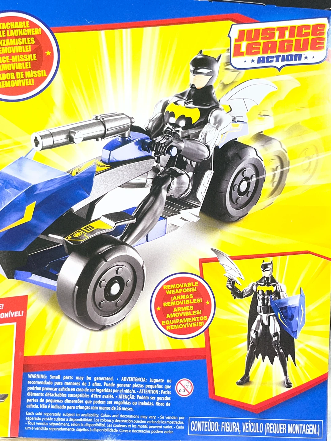 Justice League Action Batman & Knight Runner Vehicle Playset - photo 3