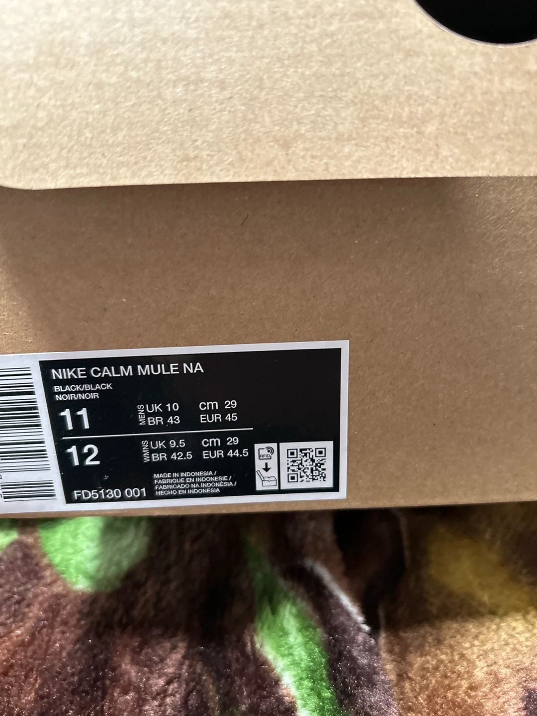 Nike Calm Mule Men's Shoes Black Size 11 - photo 2