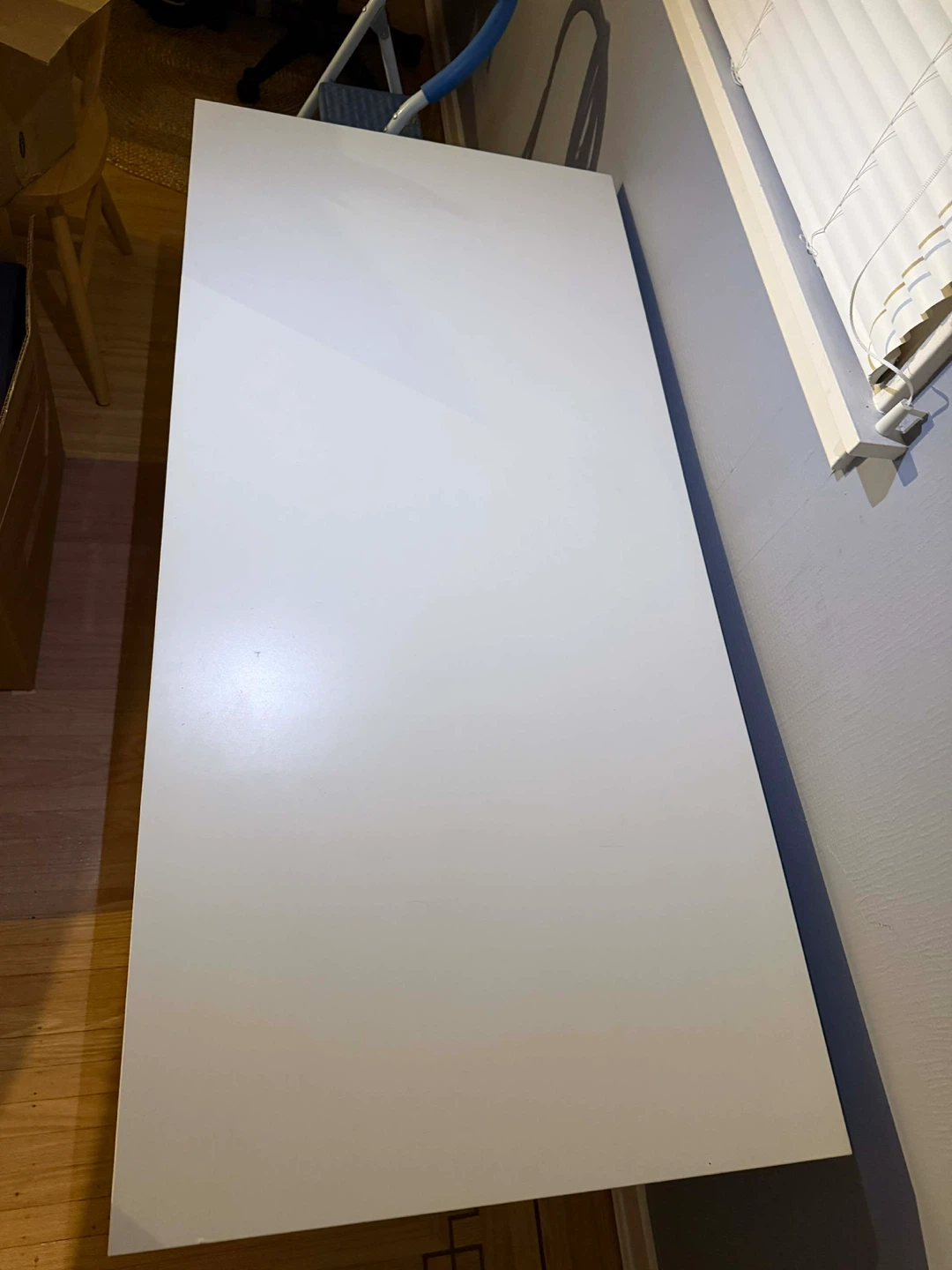 White Desk with Drawers - photo 2