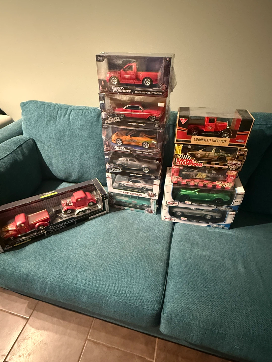 Collection of Fast & Furious and American Classics Diecast Cars