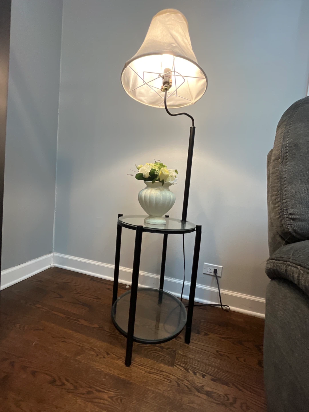 Room & Retreat Floor Lamp with Table