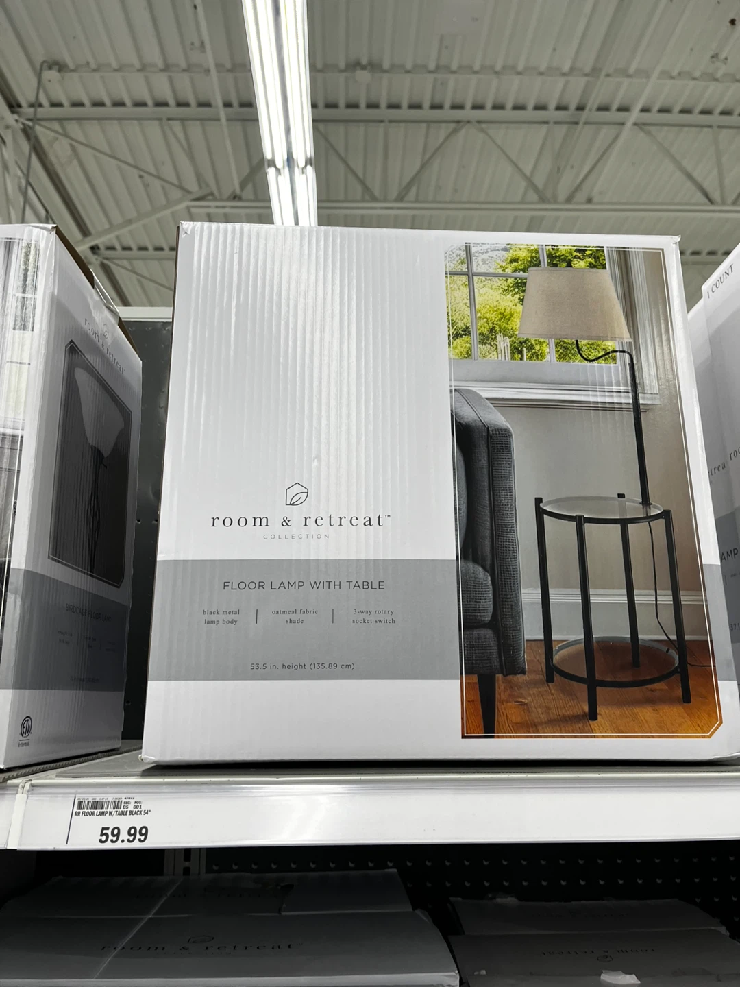 Room & Retreat Floor Lamp with Table - photo 2
