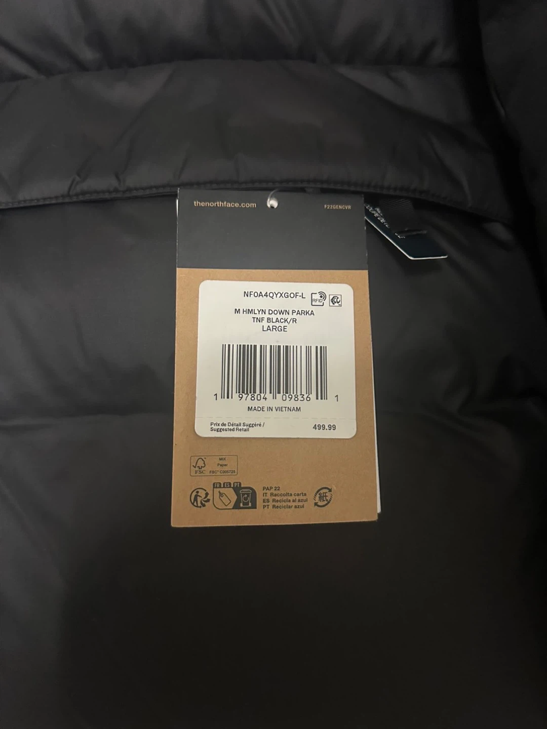 North face 550 Puffer - photo 2