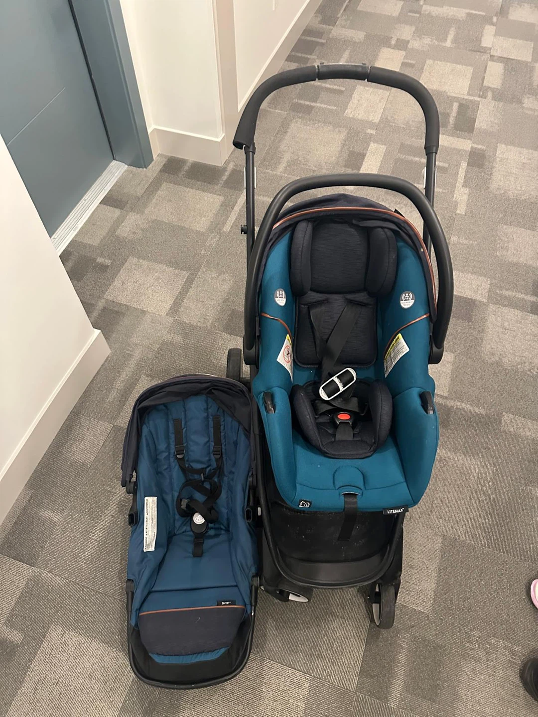 Eve flow lite max Stroller with Cruz Seat