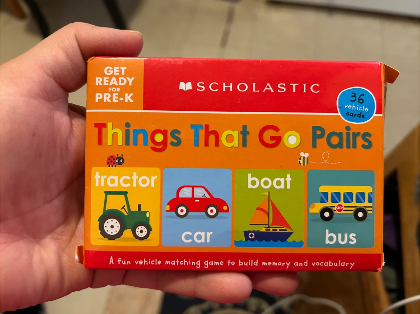 Things that go flash cards complete 🥕