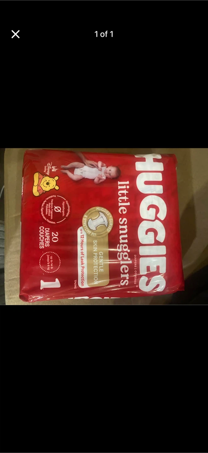 Huggies Little Snugglers Diapers Size 1 & Rascals size 2