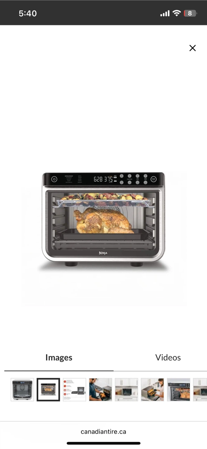 Ninja air fryer and toaster oven - photo 2