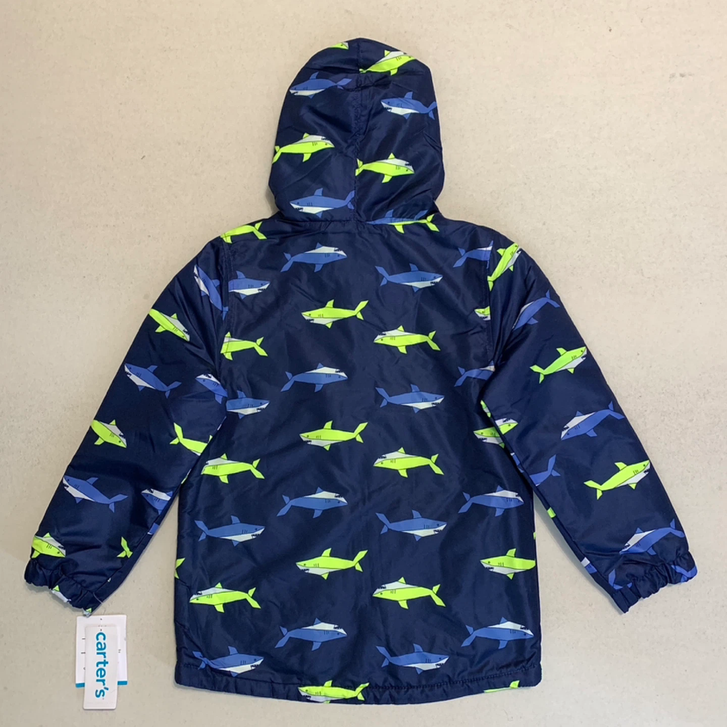 Kids Spring Coat Size 6 Water Resistant Fleece Lined Rain Coat - photo 5