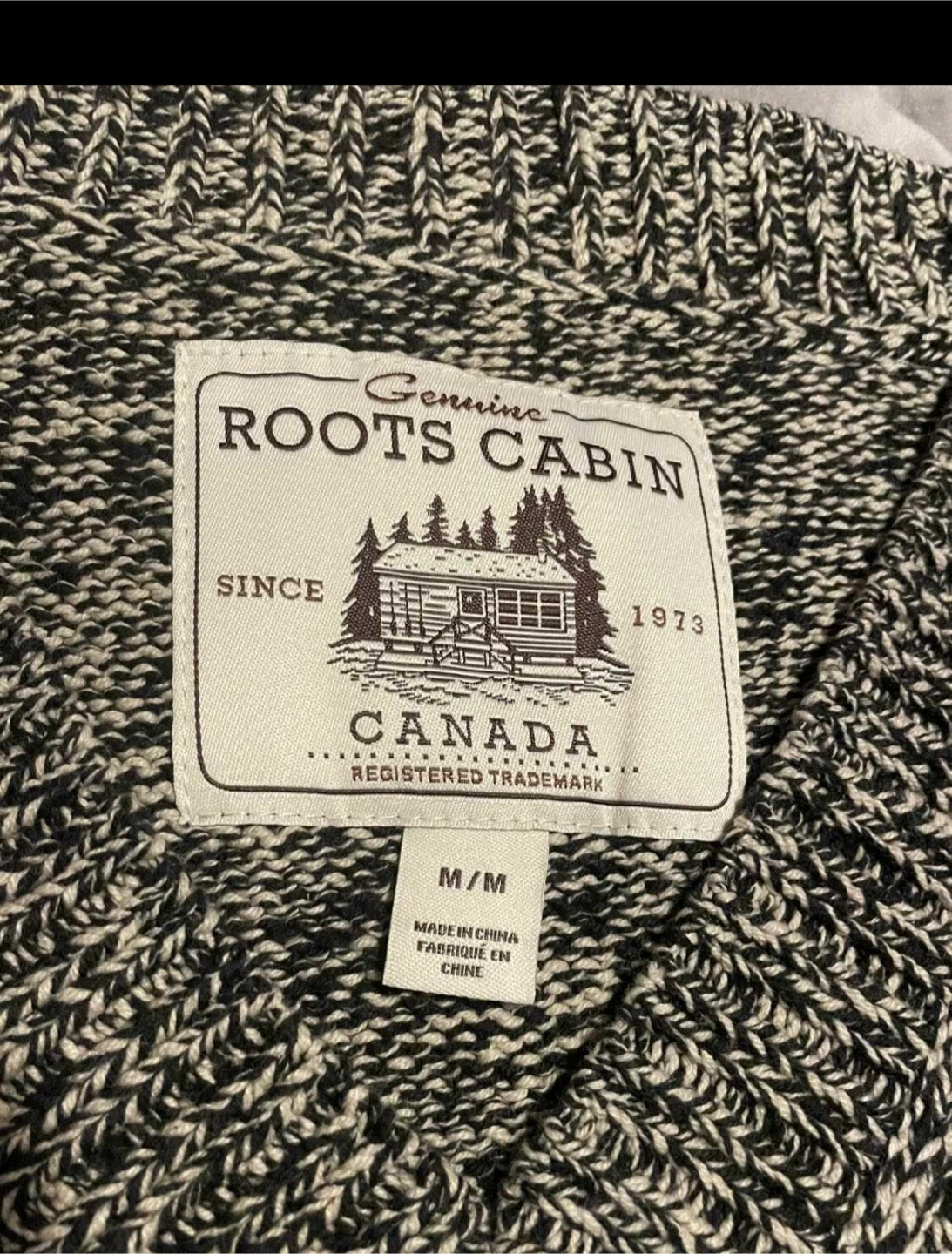 Roots medium Cabin V-Neck Sweater - photo 3