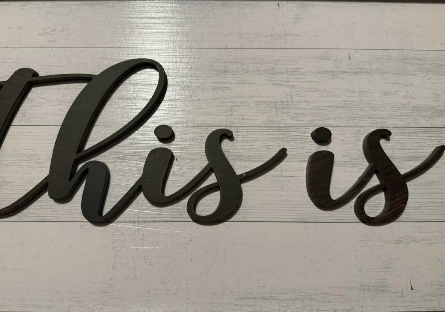 "This is Us" Wooden Sign - photo 2