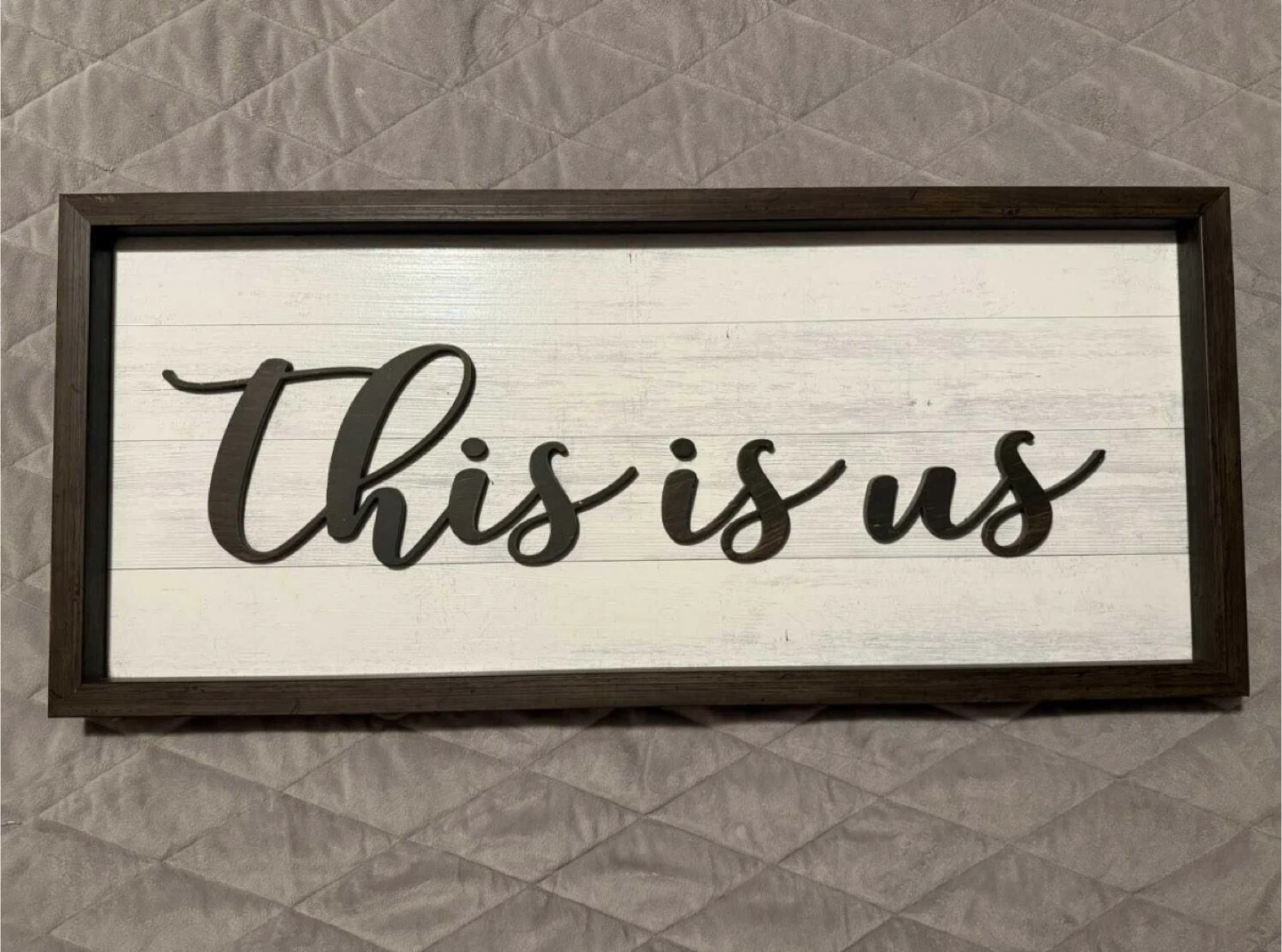"This is Us" Wooden Sign