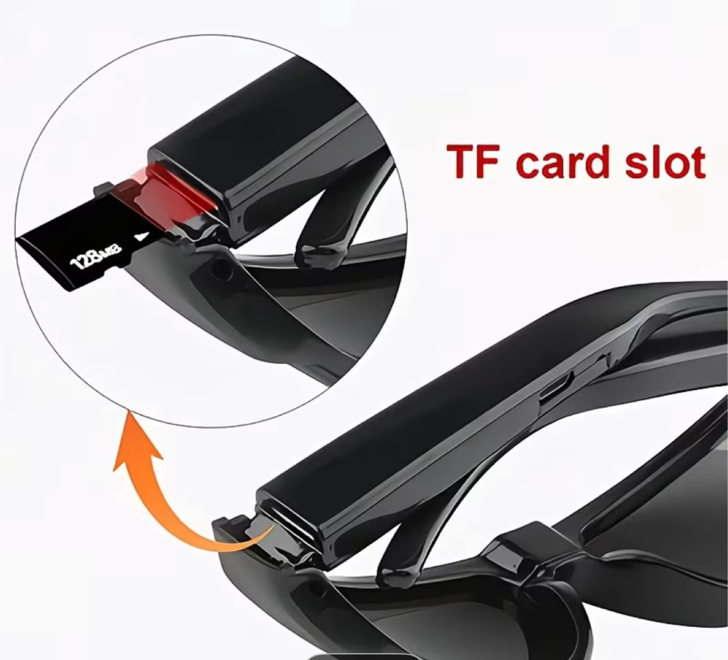 1080P HD Video Recording Glasses with TF Card Slot - photo 3