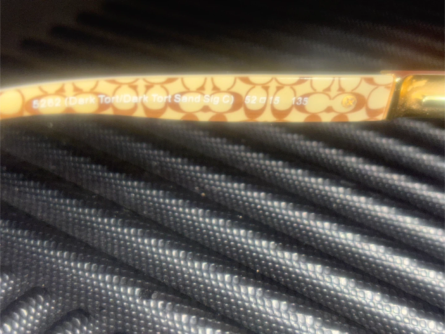 Coach Prescription Glasses Frames Dark Tortoise Signature Logo - photo 4