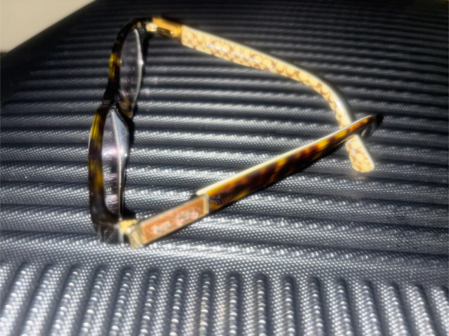 Coach Prescription Glasses Frames Dark Tortoise Signature Logo - photo 3