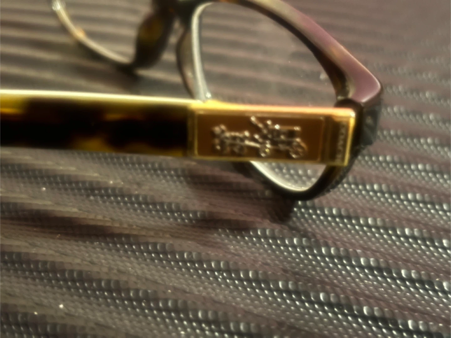 Coach Prescription Glasses Frames Dark Tortoise Signature Logo