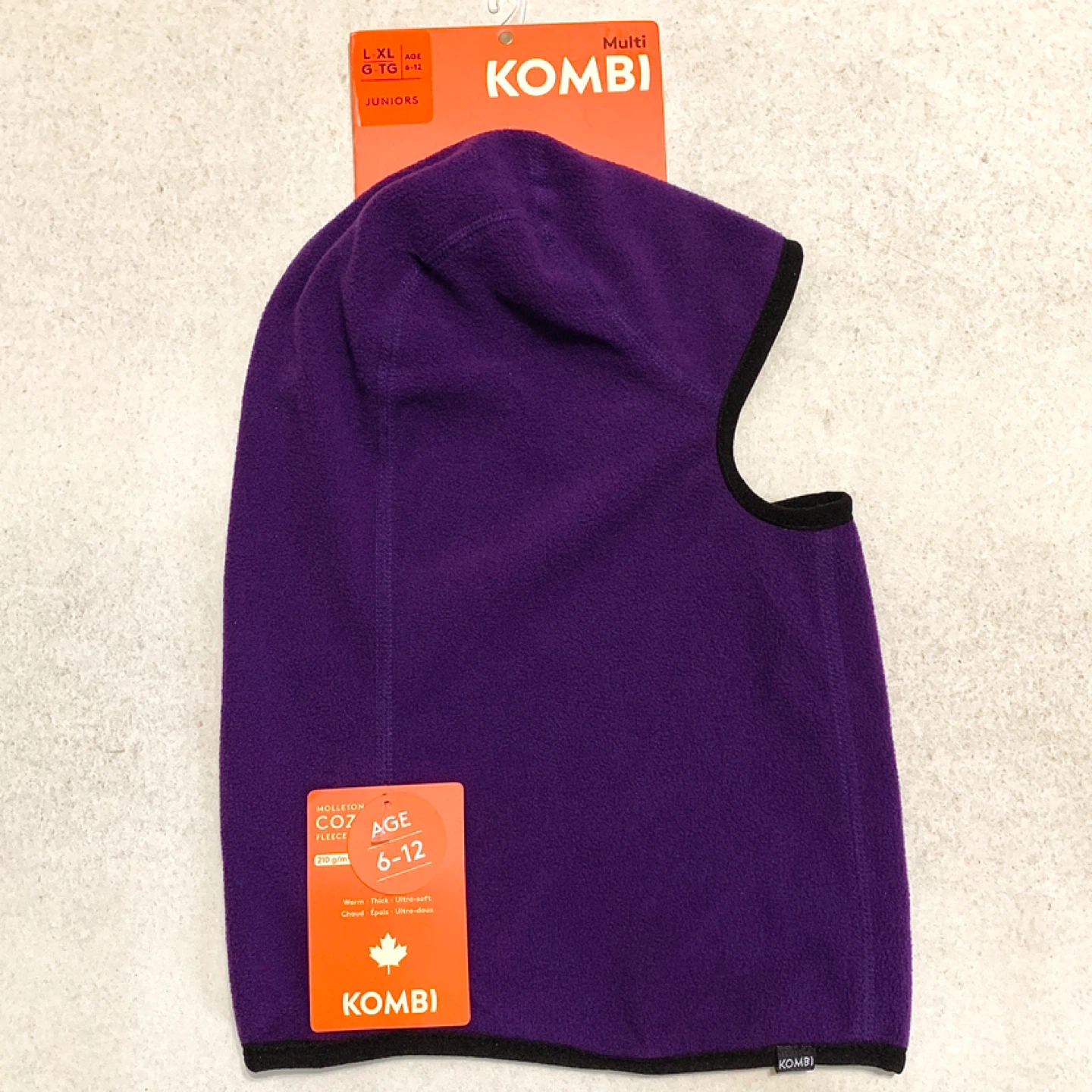 Kombi Kids Fleece Balaclava Winter Hat Ski Mask/Gaiter NEW - photo 2