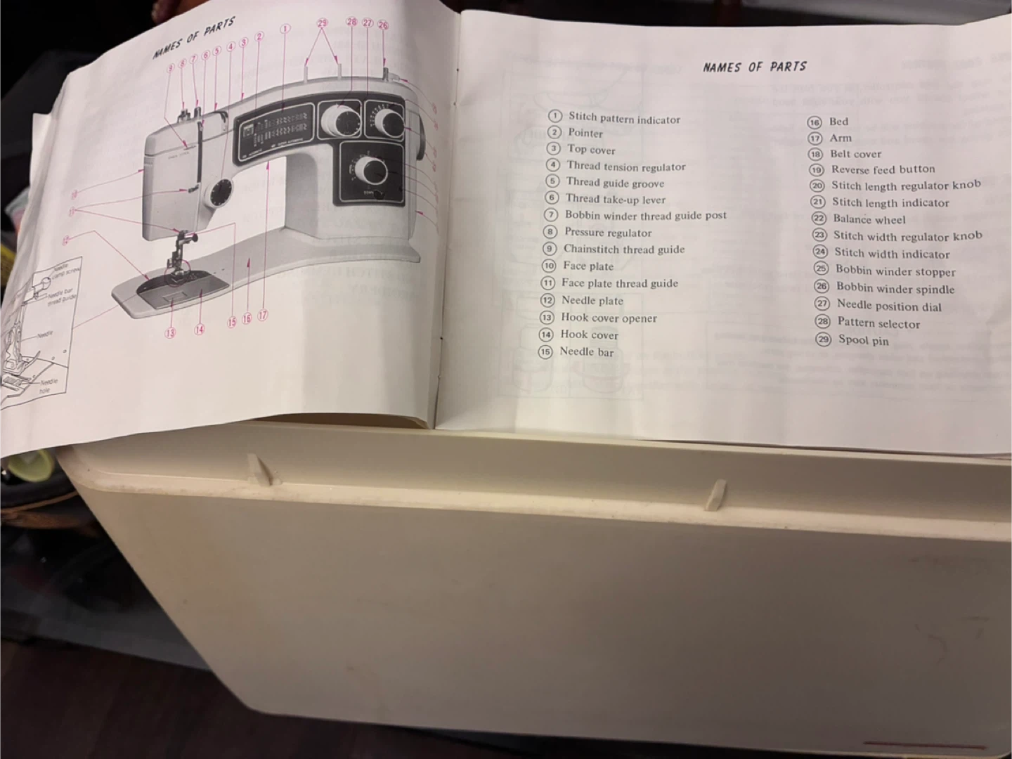 Janome Sewing Machine with Case and Accessories