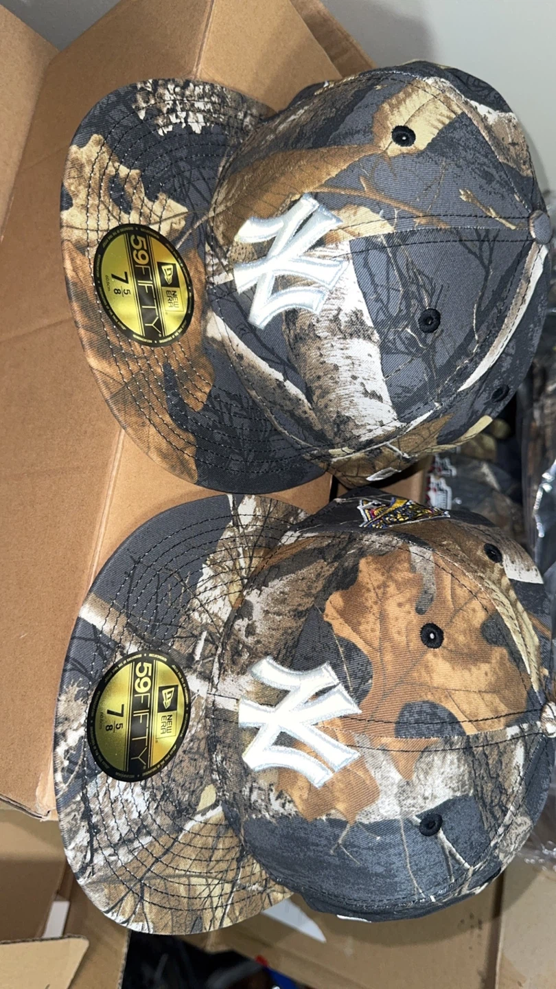 New Era 59FIFTY New York Yankees Camo Fitted Hat Size 7 3/8
