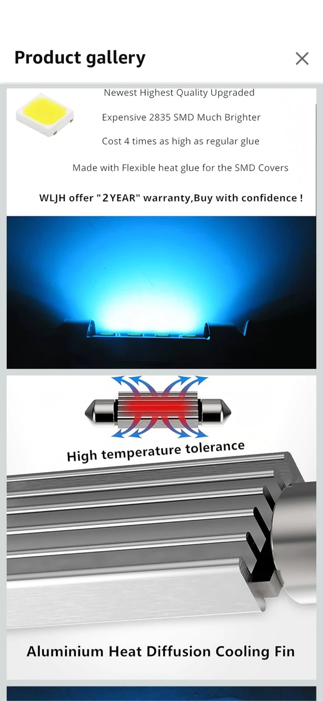 Car Interior Led Lights - Ice Blue - photo 2