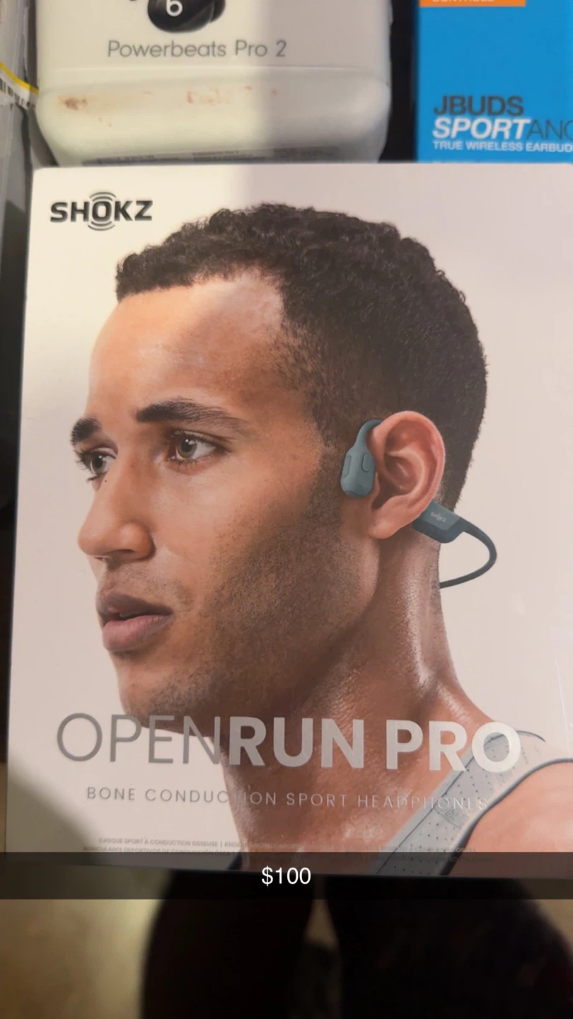 Shokz Openrun Pro Bone Conduction Sport Headphones