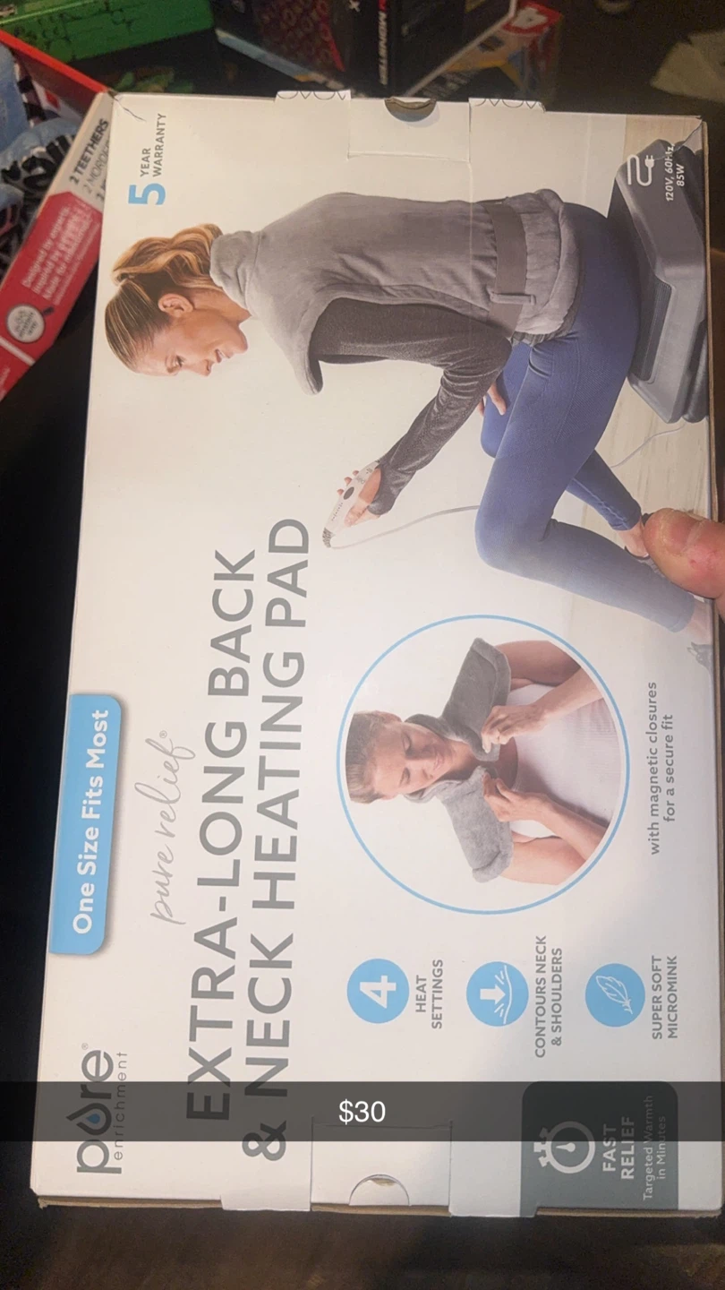 Pure Enrichment Extra-Long Back & Neck Heating Pad