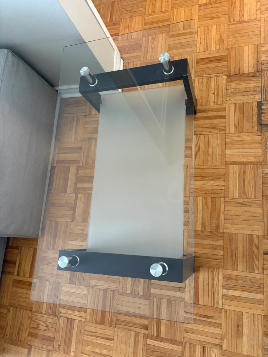 MOVING SALE - Modern Glass Coffee Table