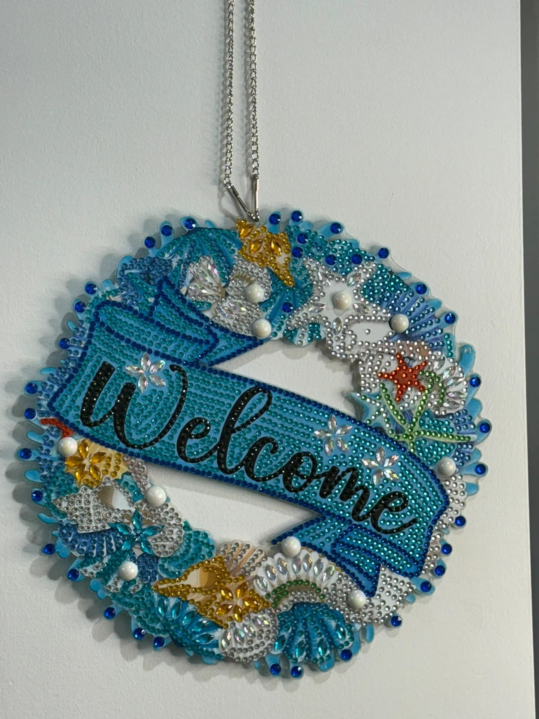 Diamond Art Welcome Wreath