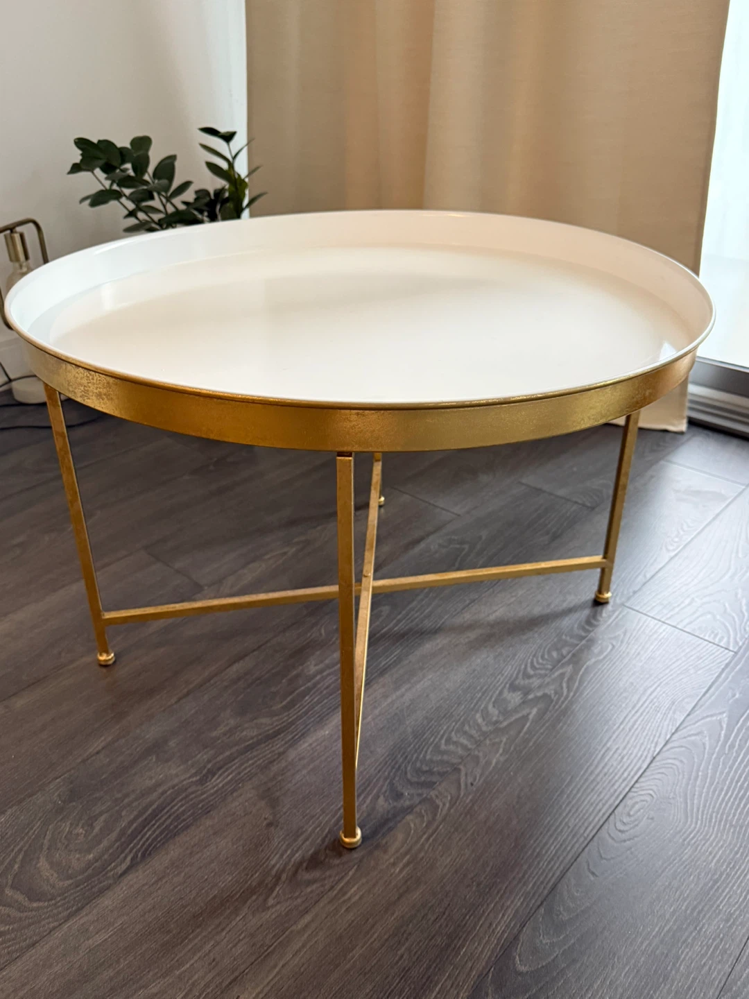 Ekta Lift Top Cross Legs Coffee Table
