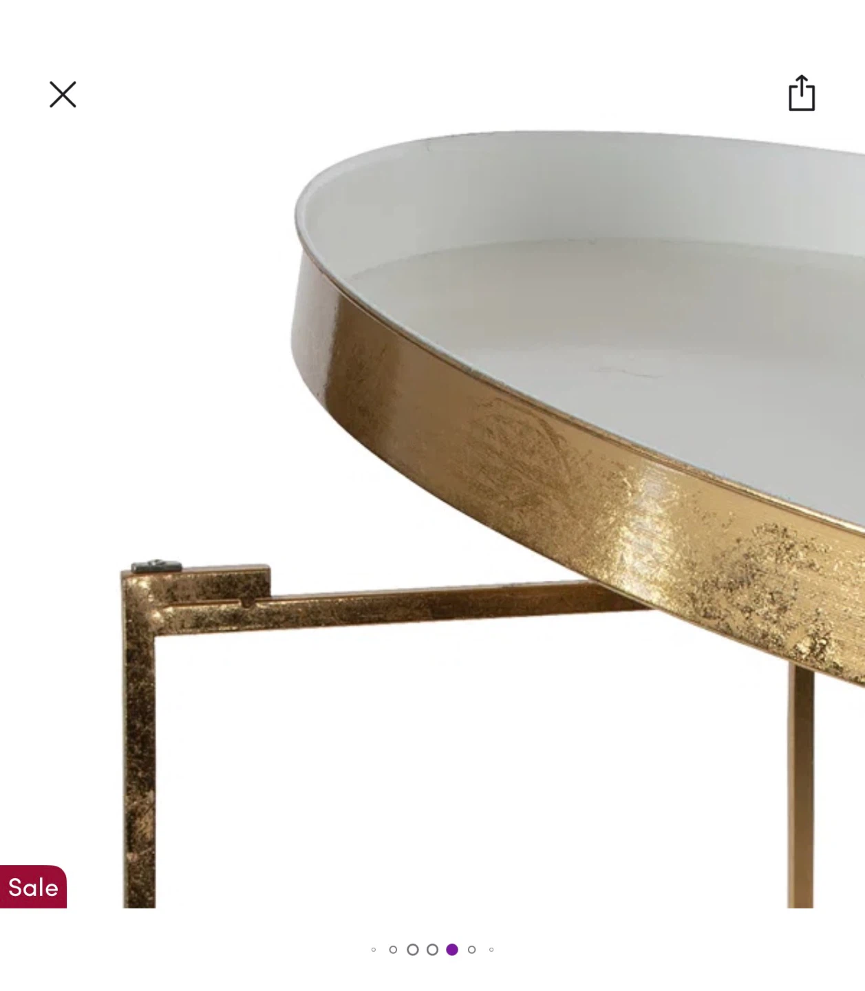 Ekta Lift Top Cross Legs Coffee Table - photo 4