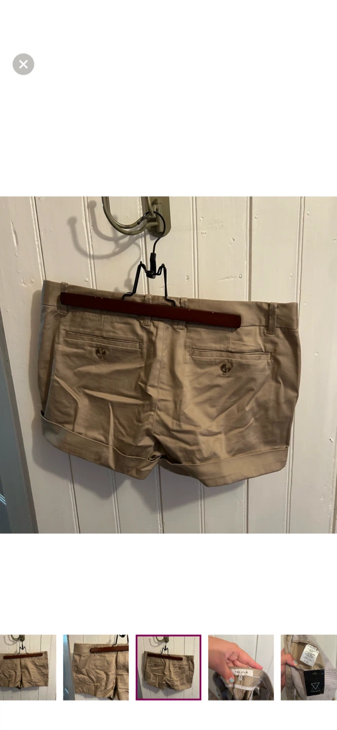 Talula Women's Size 8 Khaki Shorts - photo 3