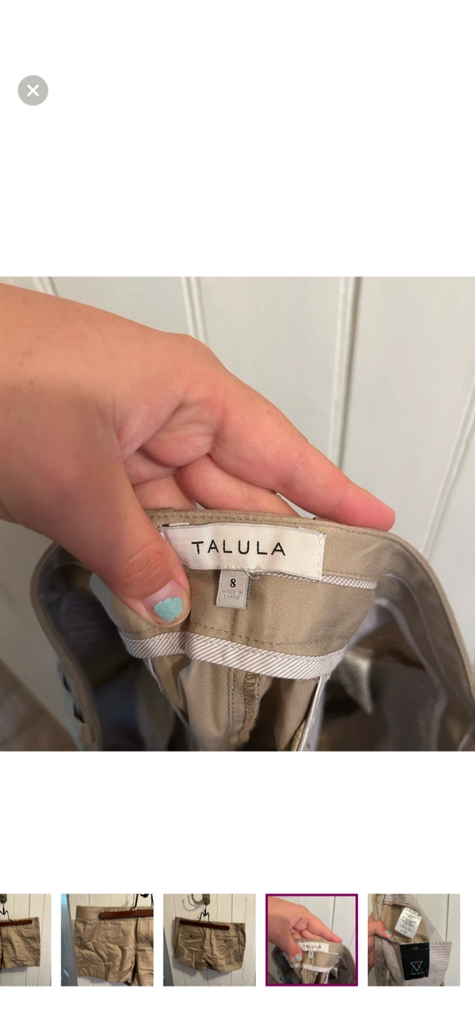 Talula Women's Size 8 Khaki Shorts - photo 4