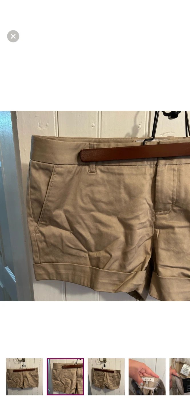 Talula Women's Size 8 Khaki Shorts - photo 2