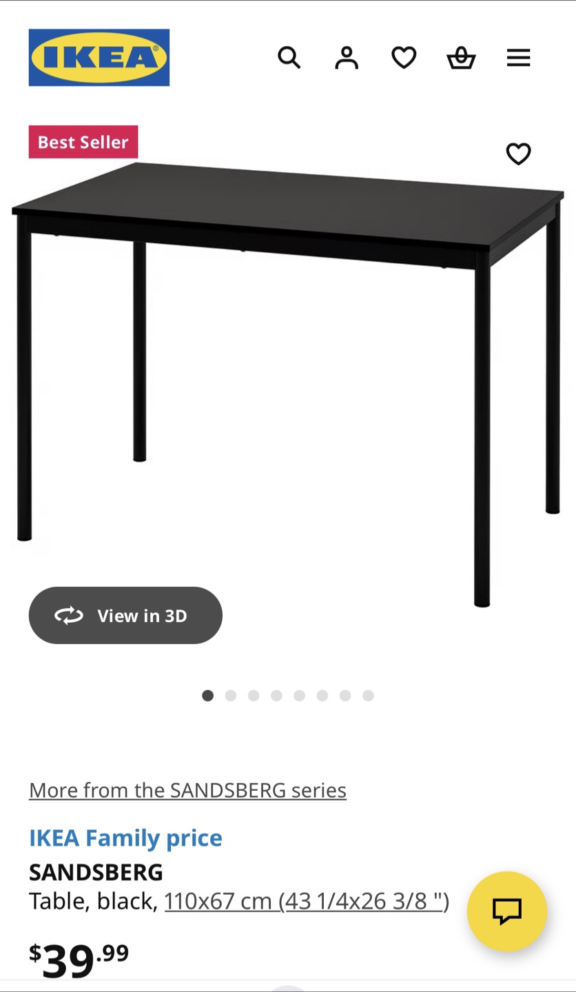 Ikea table
