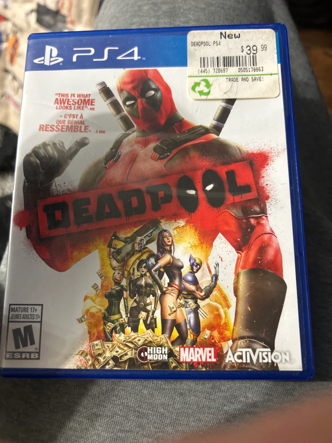 Deadpool Video Game for PS4
