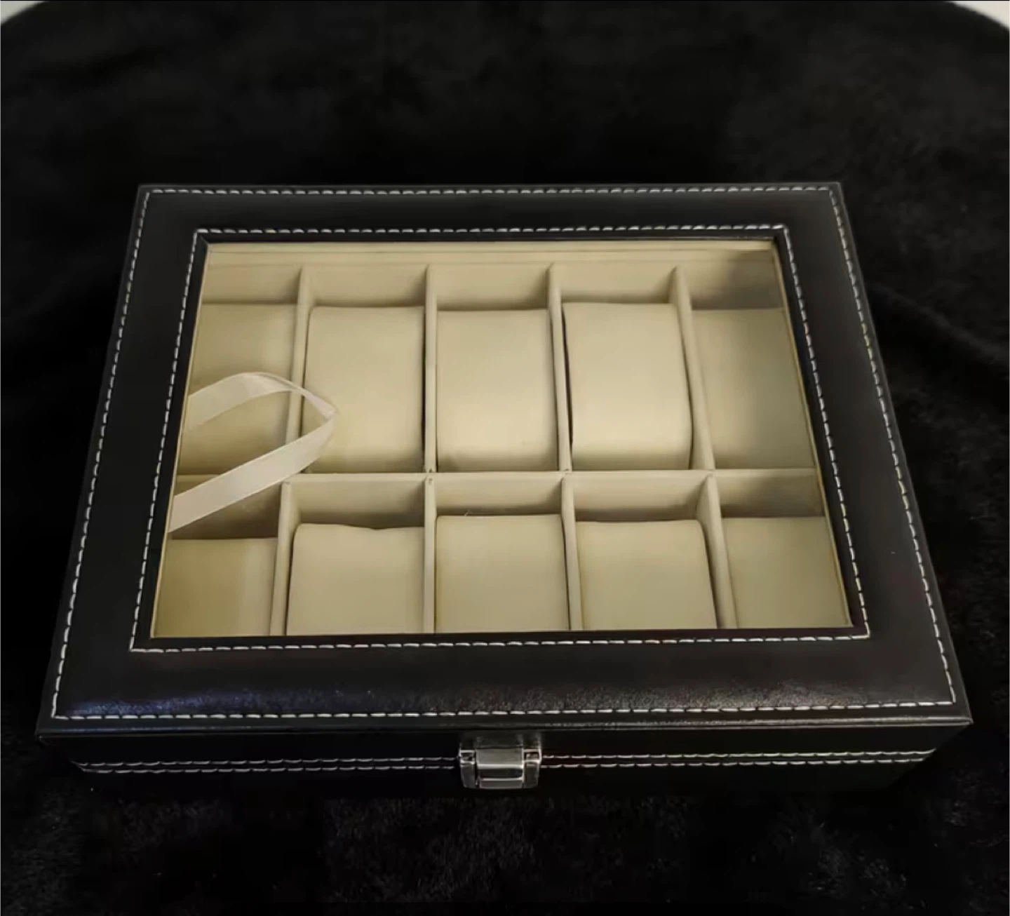 10 Slot Watch Box Organizer Case - photo 3