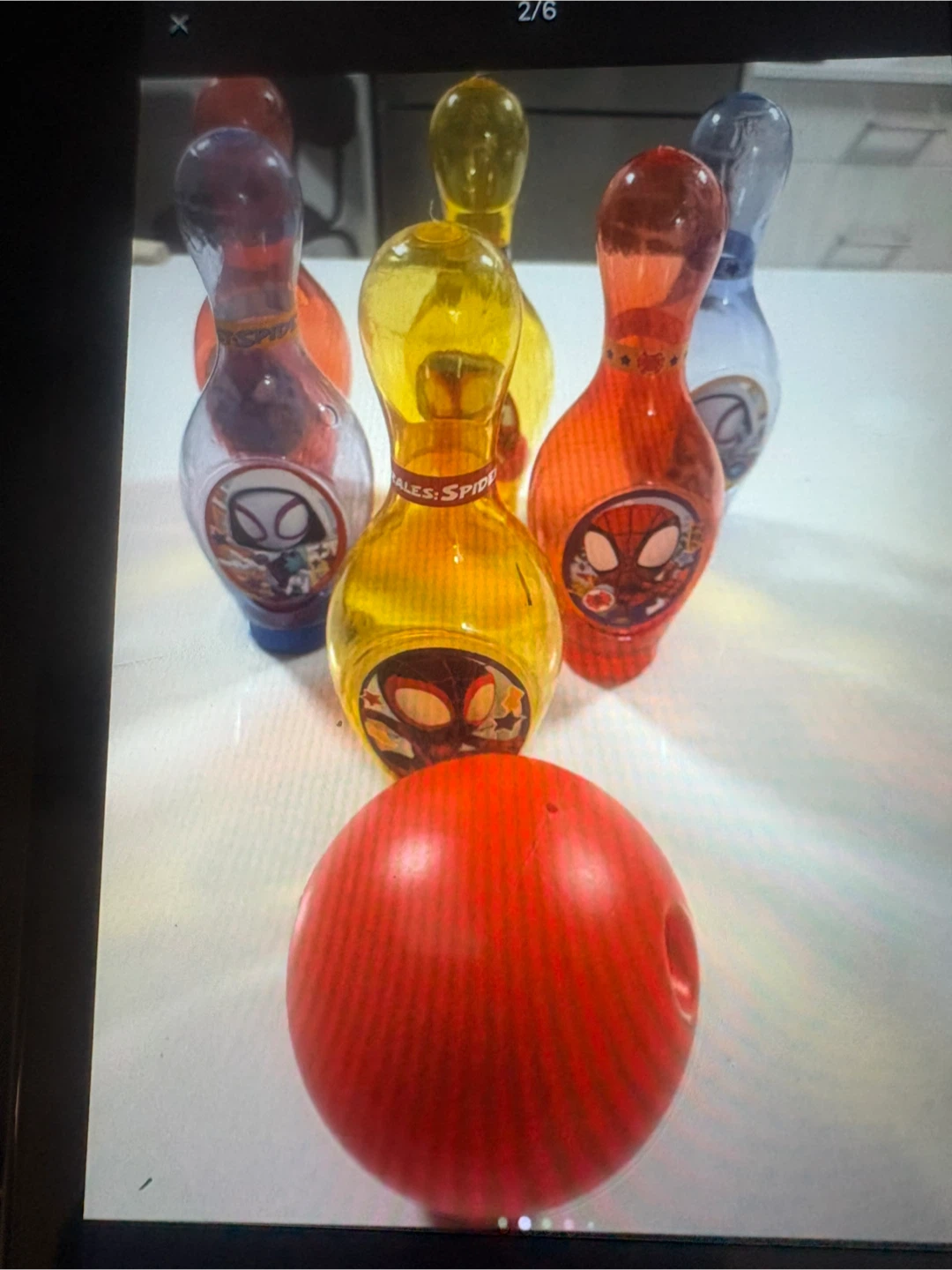 Jeu de quilles Spiderman pour enfants - photo 2