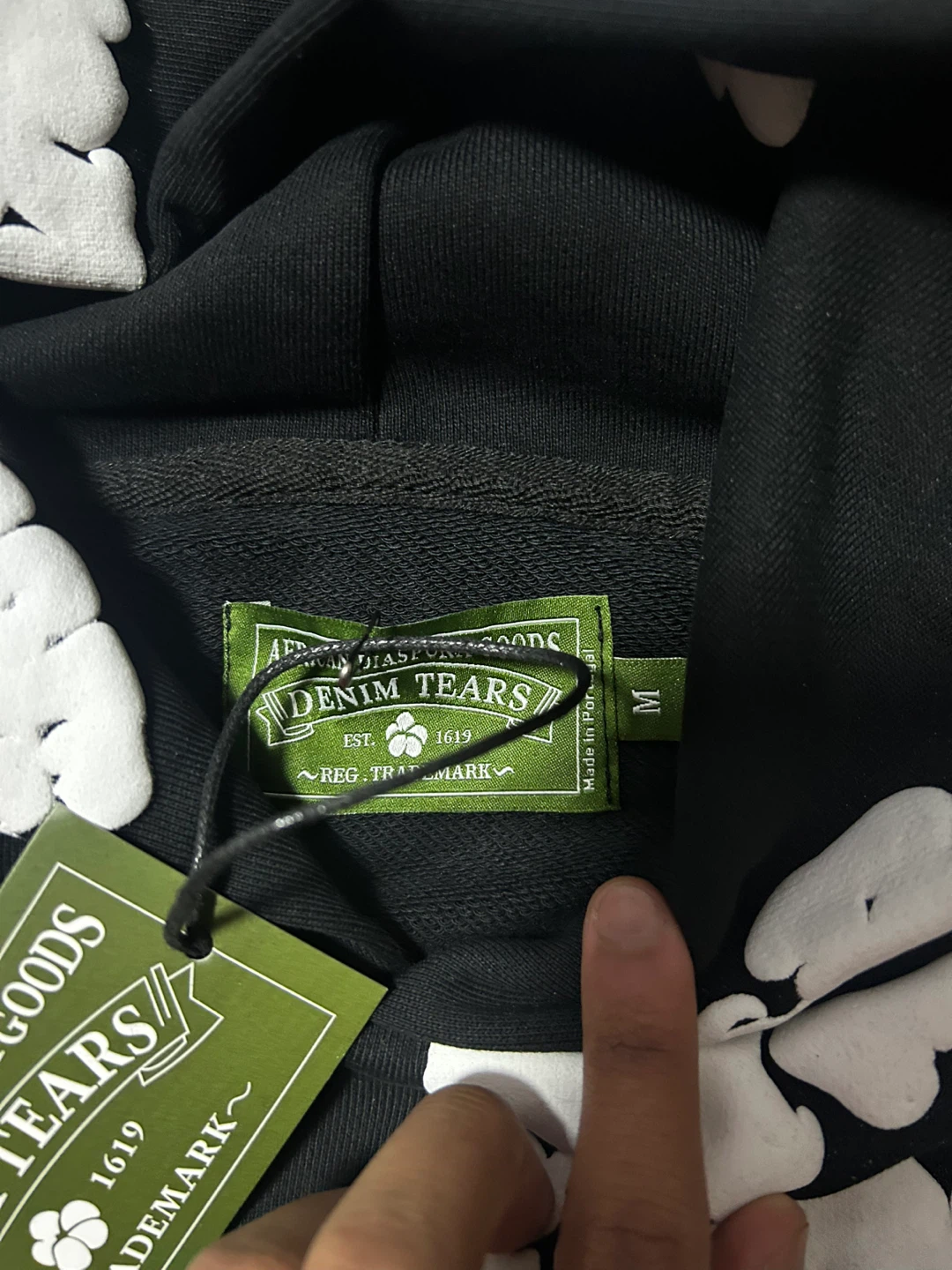 Denim Tears Black Hoodie - photo 3