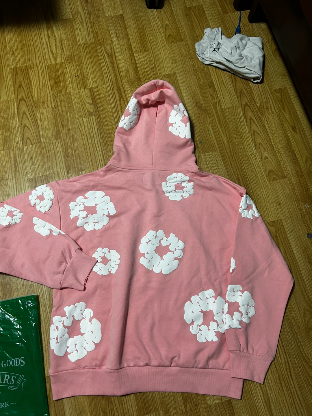Pink denim tears hoodie - photo 2