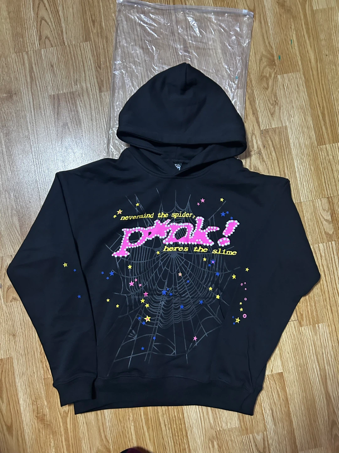 Spider hoodie black